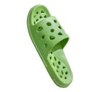 Comfortable Extra Wide Fit Flat Sandals for Women Women's Home Sandals Slippers Four Indoor Non Home Soft Bottom Bathroom Leakage Slippers Indoor for Girls White Sliders (Green, 4.5)