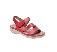 IVACHY Women's Comfortable Faux Leather Sandals-Cushioned & Lightweight in Red | Size: 5 IVACHY Red 5