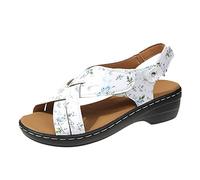 Comfortable Flat Sandals for Women Sandals Size 6 Slippers Female Soft Non Wear Resisting Flat Beach Flops Lady Women Slippers Sliders Womens Size 4 Black 8 Wide Fit (White, 4.5)