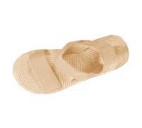 ComFortable Flat Sandals Women Lightweight Ladies Holiday Shoes Summer Slippers Swim （Khaki, 6.5