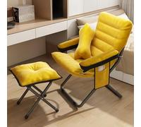 Comfortable Folding Recliner Chair for Bedroom & Living Room Portable Reading Armchair Relaxing Lounge Chair Ideal for Reading & Sunbathing G4