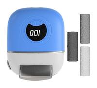 Comfortable Grip: The electric foot callus remover boasts an ergonomic design for easy grip and use. To ensure effective grinding, simply press the button. Long press it to turn off