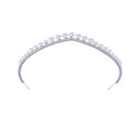 Comfortable Hair Accessory Elegant Crystals And Pearls Portable Designs For All Day Wear Zirconia Bridal Hairband