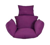 Comfortable Hanging Chair Cushion Replacement - Premium Seat Cushion for Swing Chair Indoor & Outdoor Use Ordinary Model Purple - Ergonomic Design for Ultimate Relaxation