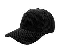 Comfortable Hat for Women Corduroy Baseball Cap for Men Women Sports Hats Warm Winter Outdoor Travel Unique Playful Softness Casual Outdoor Cap Black