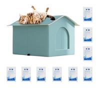 Comfortable Indoor Cat House, Cool Dog Shelter with Closure, Warm Climate Accessory, Insulated Ice Shelter for Cats of All Sizes