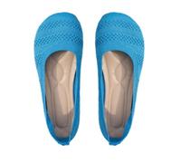 Comfortable Knit Loafers-All-Season Comfort Shoes, Women's Lightweight Breathable Casual Boat Ballet Flats (Blue, Adult, Women, 7.5, Numeric, UK Footwear Size System, Medium)