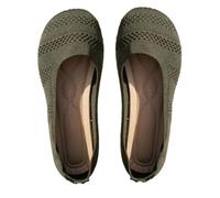 Comfortable Knit Loafers-All-Season Comfort Shoes, Women's Lightweight Breathable Casual Boat Ballet Flats (Green, Adult, Women, 8, Numeric, UK Footwear Size System, Medium)