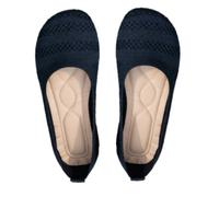 Comfortable Knit Loafers-All-Season Comfort Shoes, Women's Lightweight Breathable Casual Boat Ballet Flats (Navy, Adult, Women, 3.5, Numeric, UK Footwear Size System, Medium)
