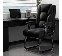 Comfortable Living Room Accent Chair,Reclining Arch-shaped Chair,Easy to Clean,Prevents Fatigue During Extended Sitting,Ideal for Offices and Home Studies(Black,With footrest)