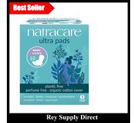 Comfortable Long Flow Organic Cotton Pads - 10 Count | Eco-Friendly Solution