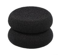 Comfortable memory foam ear pads upgrade for KOSS headphones with added thickness to improve wearability (Black)