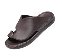 Comfortable Men's Orthopedic Sandals, Bunion Sandals, Toe Separate, Valgus, Orthotic Flip Flop, Roman Shoes(Brown,6.5 UK)