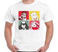 Comfortable Monkey Magic D6 Mens Funny T Shirt Loose Short Sleeve White Men's T Shirt Life White M