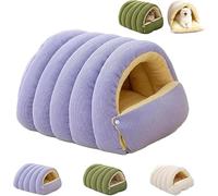 Comfortable Monster Bed, Non-slip, Removable, and Washable, Comfortable Plush Nest, Indoor Fleece Soft Sleeping Bag Tent, Suitable for Indoor Cats and Small Dogs