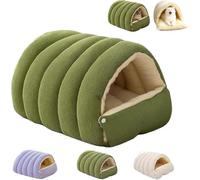 Comfortable Monster Bed, Non-slip, Removable, and Washable, Comfortable Plush Nest, Indoor Fleece Soft Sleeping Bag Tent, Suitable for Indoor Cats and Small Dogs