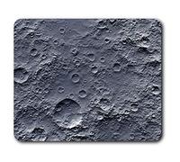 Comfortable Mouse Mat - Amazing Moon Crater Surface Space 23.5 x 19.6 cm (9.3 x 7.7 inches) for Computer & Laptop, Office, Non-slip Base - RM8438