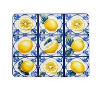 Comfortable Mouse Pad, Lemon Grove Bright Yellow Citrus Fruit Office Mousepad Non-Slip Keyboard Pad 25X30cm for Office Work Computer