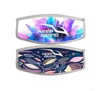 Comfortable Neoprene Head Strap Cover for Scuba Diving Snorkeling Hair Protection Guard Strap Elastic Shock Proof (purple)