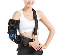 Comfortable Night Elbow Sleep Support,Adjustable Post OP Brace Stabilizer Splint Arm Injury Recovery After Surgery(Right)
