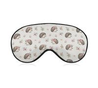 Comfortable Night Eye Shade Cute Animal Hedgehog Soft Sleeping Mask BlockLight Eye Cover Eyeshade for Women Men
