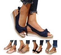 Comfortable Orthopedic Sandals for Women 2025 Summer Dressy Walking Slippers Flip Flops Arch Support Platform Slingback Wedge Sandals Boho Open Toe Ankle Strap Vacation Shoes