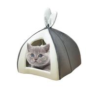 & Comfortable:Our cat bed is made of excellent arctic velvet fabric, providing a warm and clean nest that will not shed hair or fade.Skin-friendly e