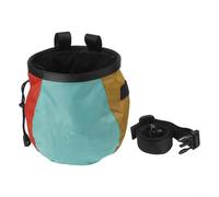 Comfortable Outdoor Climbing Chalk Bag with Adjustable Belt Ideal for Rock Climbers and Pet Training (blue)