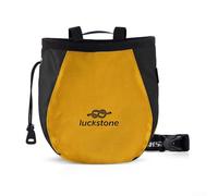 Comfortable Outdoor Climbing Chalk Bag with Adjustable Belt Ideal for Rock Climbers and Pet Training (yellow)