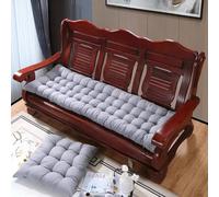 Comfortable Outdoor Couch Cushion for 2/3/4 Seaters Perfect for Garden Patio Balcony Camping Office Gray 155 x 53 cm - Enhanced Support & Style