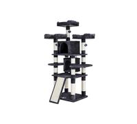 Comfortable Perches Cat Tree, Black + White