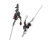Comfortable Piercing Earrings Rose And Black Crow Stick Clip Earring Alternative Styles Accessories Party Wear Jewelry Trendy Alloy Earring