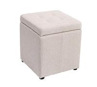 Comfortable Purple Storage StoolMultiFunctional Shoe Bench Upholstered Footrest Stylish Tea Table Practical Change Seat Ideal for Living Room & Entryway