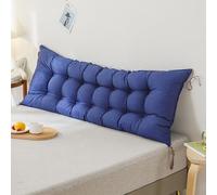 Comfortable Reading Backrest Pillow Removable Large Rectangle Headboard Cushion for Sofa or Bed Supportive Wall Cushion 150x10x50cm Perfect for Relaxation and Style