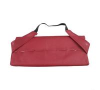 Comfortable Recliner Pillow for Garden Furniture - Ergonomic Headrest Cushion with Fastener for Deck Chair Camping Beach - Red 35x15x6cm(Red wine 35 * 6 * 15)