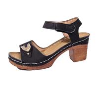 Comfortable Sandals for Women, Sandals for Women Summer High Heel Breathable Hollow Out Strap Casual Dressy Comfortable Slip On Fashion Ladies Stylish