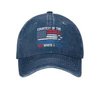 Comfortable Sandwich Cap Courtesy of The Red White and Blue Hip Hop Hats Breathable Sport Caps for Adult Women Tennis