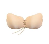 Comfortable Seamless Adhesive Stick Bra Thin Silicone Strapless Bra Invisible Push Up Bras(1,D)