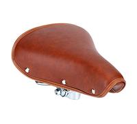Comfortable Seat Cushion for Men Women, Vintage Bike Saddle Wide Cruiser Saddle with PU Leather for City or Mountain Bicycle, Beach Cruiser