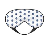 Comfortable Sleep Evil Eyes Print Eye Mask â€“ Full Eye Covers, Adjustable, Soft & Breathable for Travel, Meditation