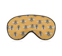 Comfortable Sleep Masks Bee Blackout Sleeping Eye Mask Blindfold Eyeshade No Pressure Eye Sleep Shade Cover
