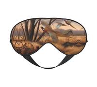 Comfortable Sleep Pheasant Hunting Print Eye Mask â€“ Full Eye Covers, Adjustable, Soft & Breathable for Travel, Meditation