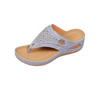 Comfortable Slippers for Home and with Lleece Inner Soft EVA Sole Ideal Indoor Footwear for All Day Support Cozy Spa Slippers (Blue, 6.5)