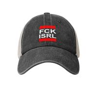 Comfortable Sport Caps, Sports Hat, Fuck Israel Free Palestine Save Gaza, Mesh Cap Classic for Tennis, Boys, Running