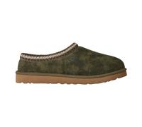 Comfortable Suede Slippers in Burnt Olive, male, UGG, Slippers, Green, 8 UK, Shoes 8 UK