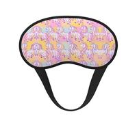 Comfortable & Super Soft Eye Mask for Travel/Naps/Yoga/Plane/Night - Magical Unicorn Art BlockOut Light Sleeping Eye Mask for Men Women and Kids