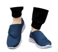 Comfortable Trainers with Breathable Upper Wide Toe for Everyday Leisure Travel - Unisex Footwear for All Seasons, blue, 36 EU