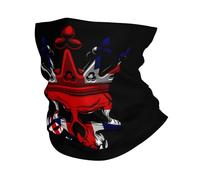 Comfortable Tube Scarf,Britain British Flag and Skull,Facial Shield UV Protection Neck Scarf for Yoga Climbing Skiing 26X30cm
