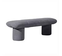 Comfortable Upholstered Bench Creative Entryway Sofa with Tufted Design Versatile Bed End Accent Furniture - Size: 113 x 32 x 33 cm (44 x 13 x 13 inches)