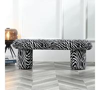 Comfortable Upholstered Bench for Entryway Creative Sofa End Bench Tufted Accent Seat Soft Decorative Stool - Dimensions: 44 x 13 x 13 Inches (D 113 x 32 x 33 cm)